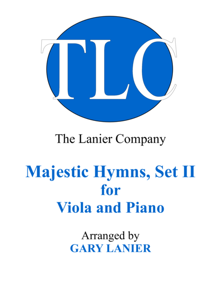 Free Sheet Music Majestic Hymns Set Ii Duets For Viola Piano