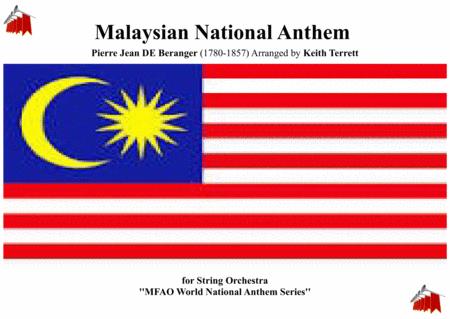 Free Sheet Music Malaysian National Anthem For String Orchestra Mfao World National Anthem Series