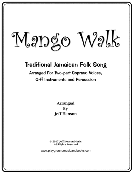 Free Sheet Music Mango Walk