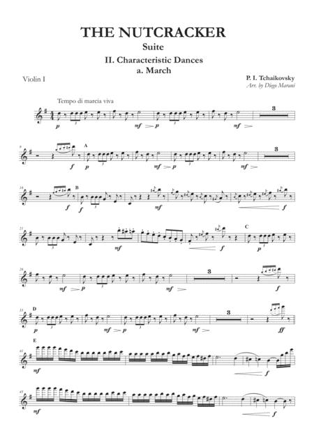 Free Sheet Music March From Nutcracker Suite For String Quartet