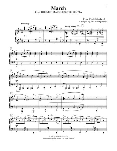 Free Sheet Music March Jazz Version Arr Eric Baumgartner