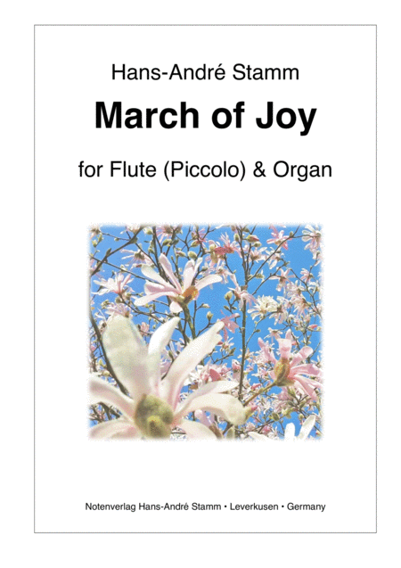 Free Sheet Music March Of Joy For Flute Piccolo And Organ