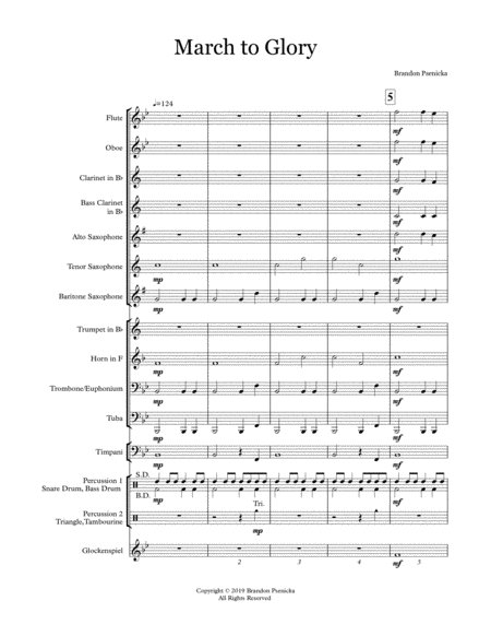 March To Glory Sheet Music