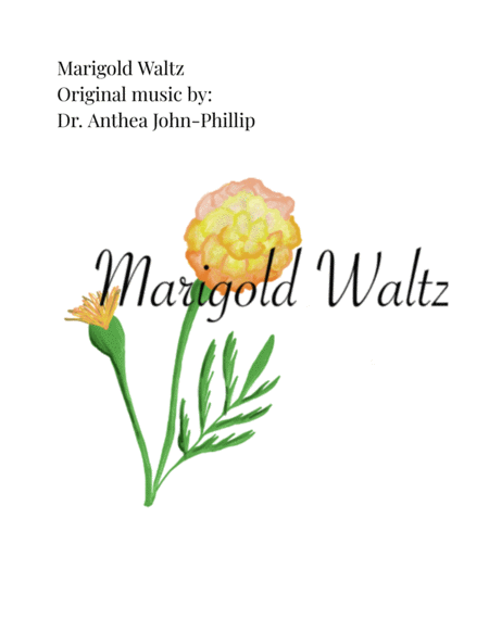 Free Sheet Music Marigold Waltz