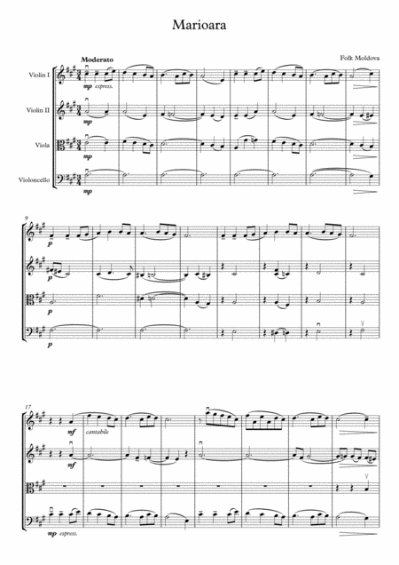 Marioara Sheet Music