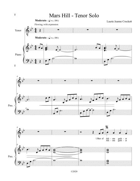 Free Sheet Music Mars Hill