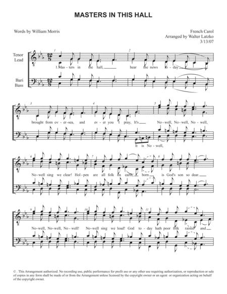 Masters In The Hall Sheet Music