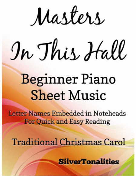 Masters In This Hall Beginner Piano Sheet Music Sheet Music