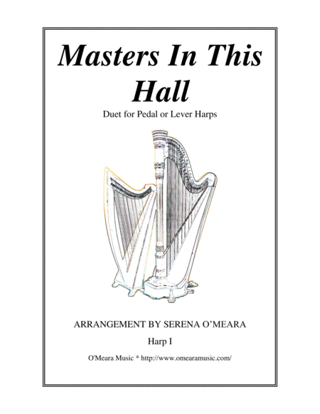 Masters In This Hall Harp I Sheet Music