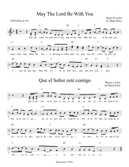 May The Lord Be With You Que El Seor Est Contigo Sheet Music