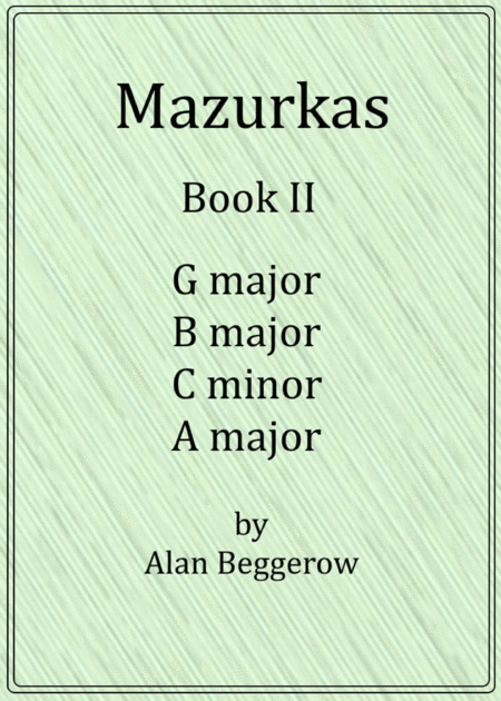 Free Sheet Music Mazurkas Book Ii