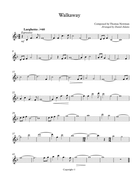 Meet Joe Black Solo Sheet Music