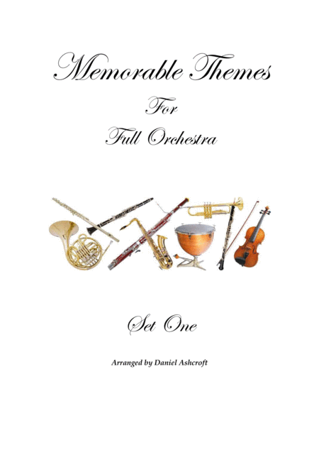 Memorable Themes For Orchestra Set One Sheet Music