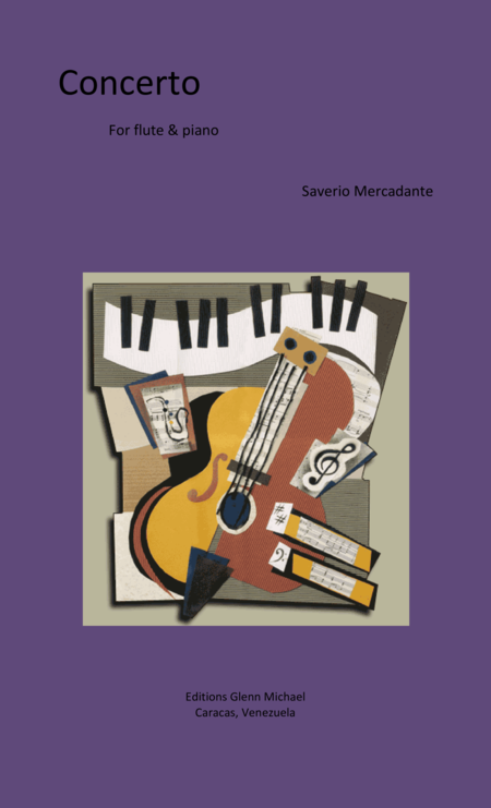 Free Sheet Music Mercadante Concerto For Flute In E