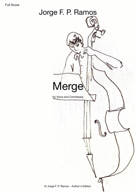 Merge For Voice And Double Bass Sheet Music