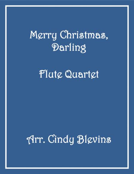 Merry Christmas Darling Flute Quartet Sheet Music