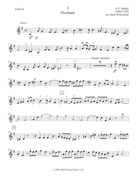 Free Sheet Music Messiah Overture Pifa Pastorale