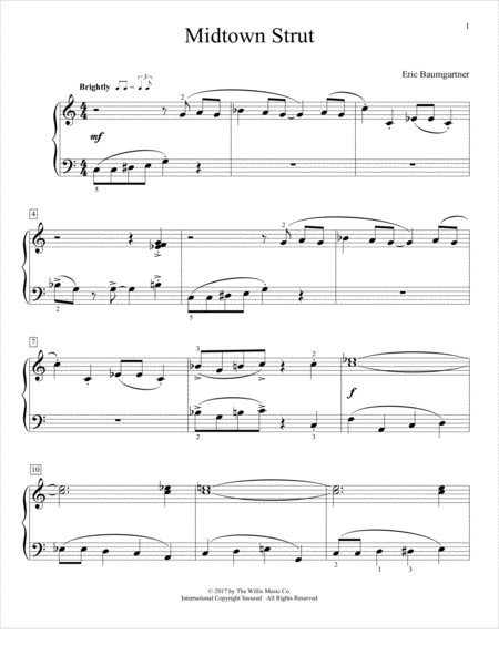 Midtown Strut Sheet Music