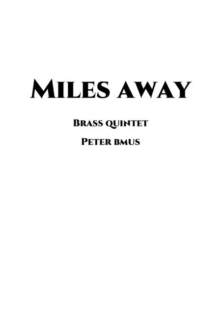 Free Sheet Music Miles Away