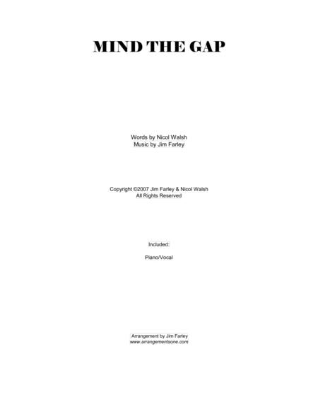 Free Sheet Music Mind The Gap