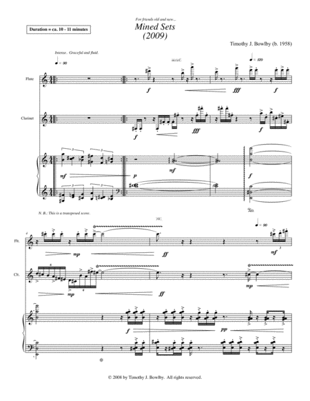 Mined Sets Sheet Music