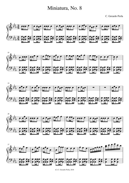 Miniatura No 8 Sheet Music