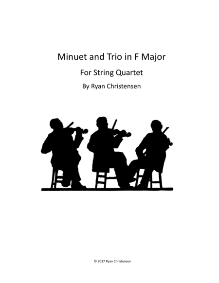 Free Sheet Music Minuet And Trio In F Major