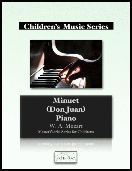 Free Sheet Music Minuet Don Juan For Piano