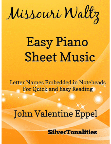 Free Sheet Music Missouri Waltz Easy Piano Sheet Music