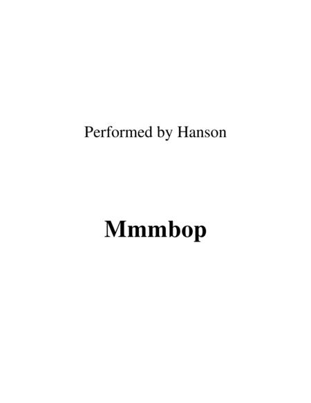 Free Sheet Music Mmmbop Performed By Hanson