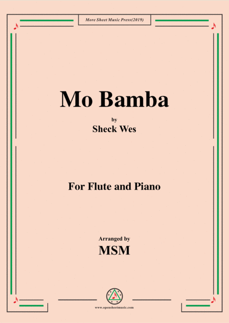 Mo Bamba For Flute And Piano Sheet Music