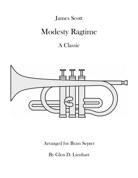 Modesty Ragtime Brass Sheet Music