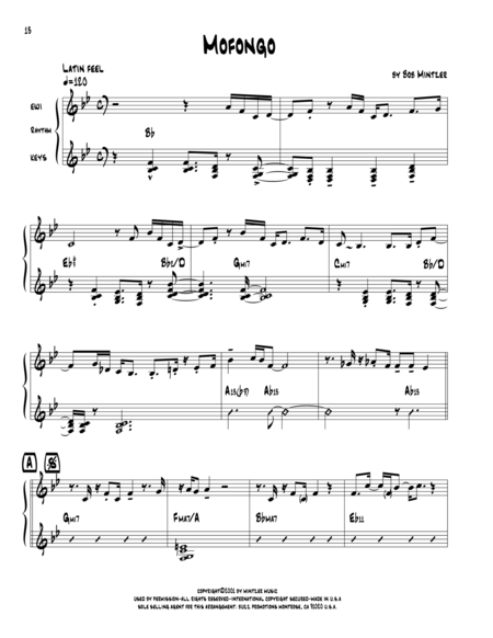 Free Sheet Music Mofongo