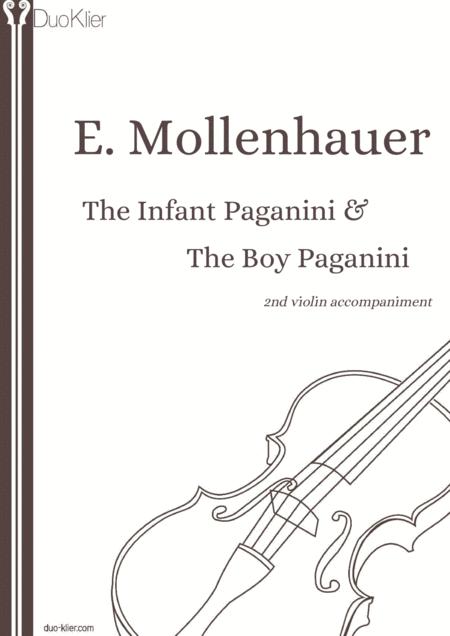 Free Sheet Music Mollenhauer 2 Pieces The Boy And The Infant Paganini 2nd Violin Accompaniments