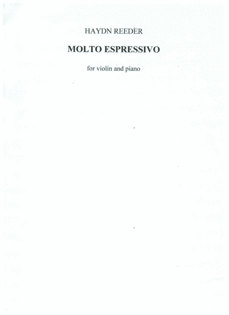 Molto Espressivo Sheet Music