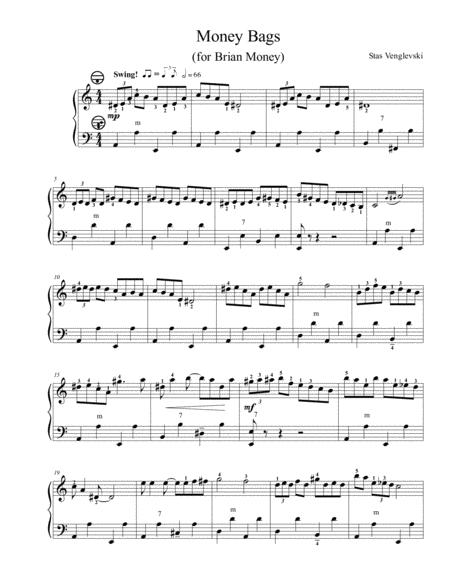 Money Bags For Solo Accordion Sheet Music