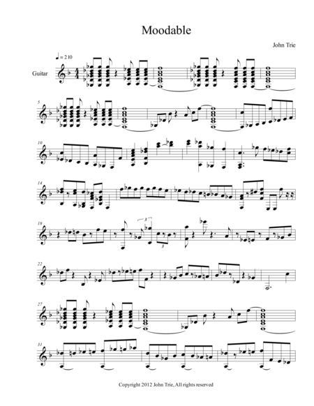 Free Sheet Music Moodable