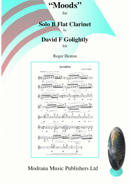 Free Sheet Music Moods For Solo B Flat Clarinet
