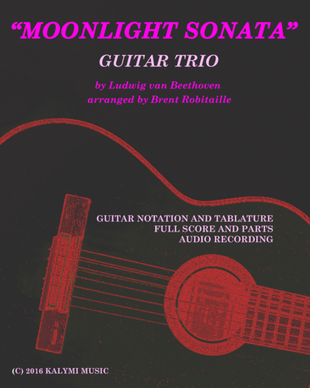 Moonlight Sonata Guitar Trio Sheet Music