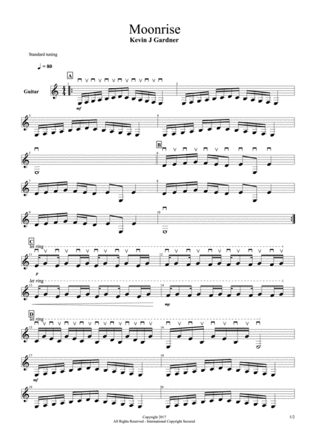 Moonrise Sheet Music