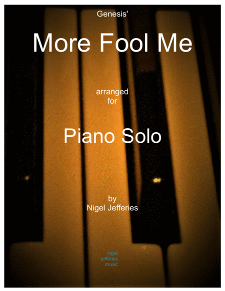 More Fool Me Arranged For Piano Solo Sheet Music