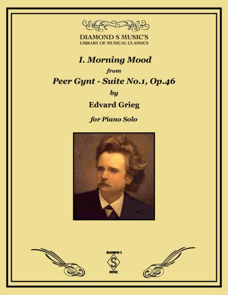 Morning Mood From Peer Gynt Suite No 1 Op 46 Edvard Grieg Piano Solo Sheet Music