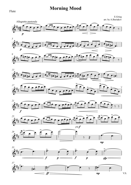 Morning Mood Sheet Music