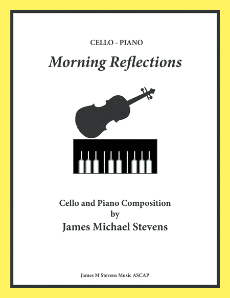 Morning Reflections Cello Piano Sheet Music