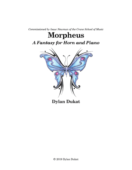 Morpheus A Fantasy For Horn And Piano Sheet Music