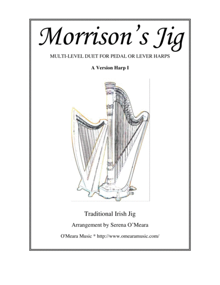 Free Sheet Music Morrisons Jig A Version Harp I