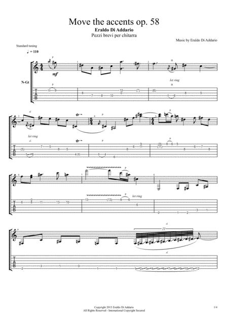 Free Sheet Music Move The Accents Op 58