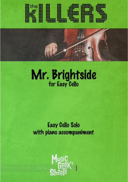 Mr Brightside By The Killers For Easy Cello Sheet Music