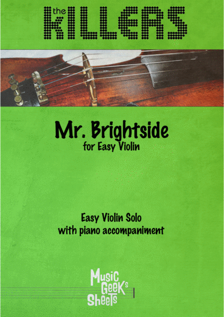 Mr Brightside By The Killers For Easy Violin Sheet Music