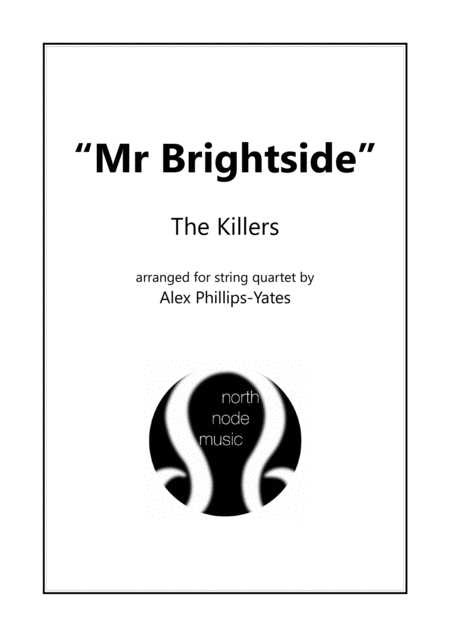 Mr Brightside By The Killers String Quartet Sheet Music